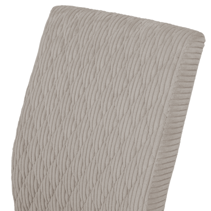 Chaise - Anja tissu gris clair