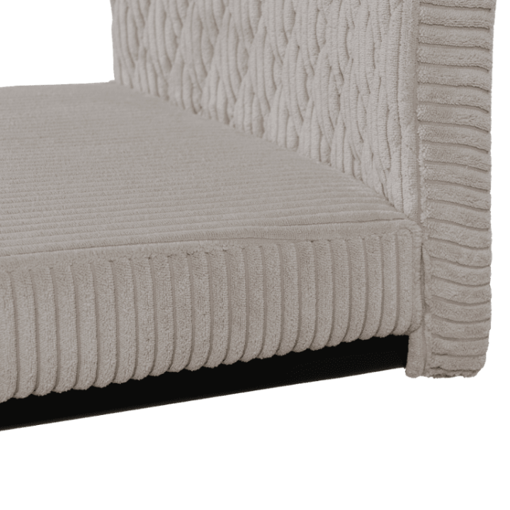 Chaise - Anja tissu gris clair