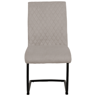 Chaise - Anja tissu gris clair