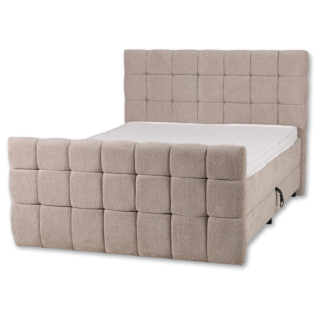 Lit Boxspring - 180 x 200 cm - Boston avec coffre