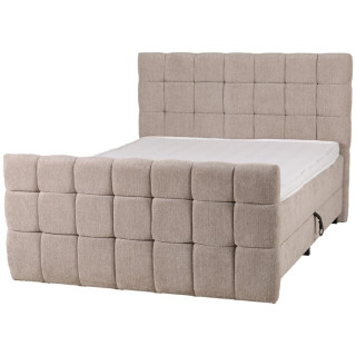 Lit Boxspring - 180 x 200 cm - Boston avec coffre