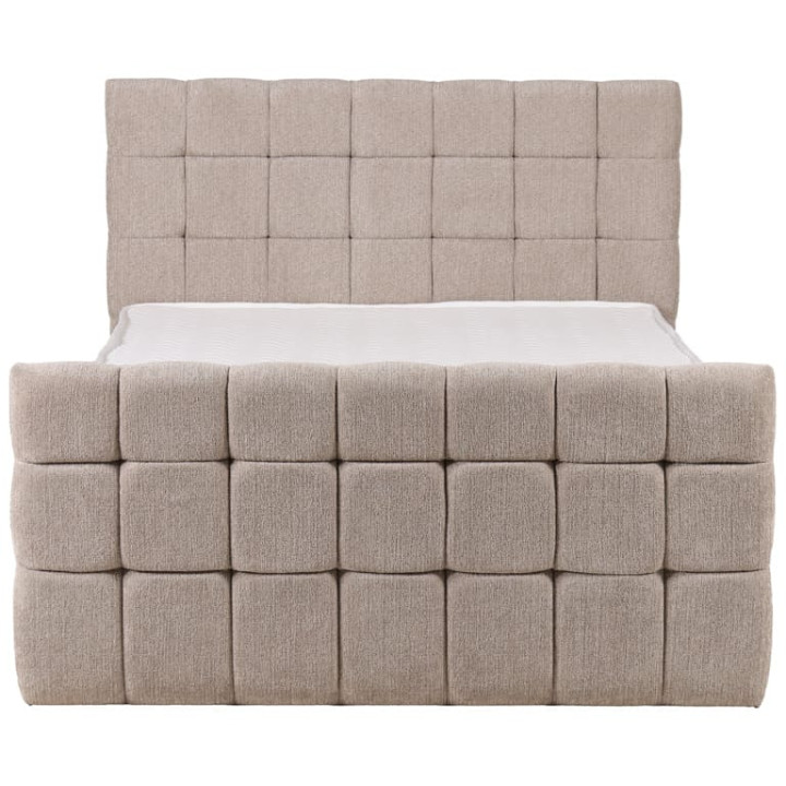 Lit Boxspring - 180 x 200 cm - Boston avec coffre