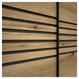 Armoire 2 portes (150cm) Kato chêne etna