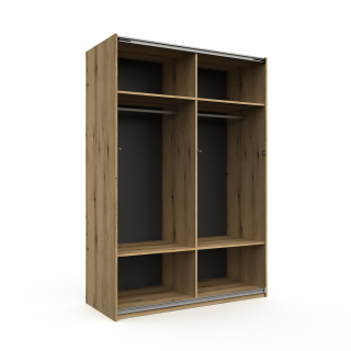 Armoire 2 portes (150cm) Kato chêne etna