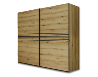 Armoire 2 portes (200cm)  Kato chêne etna