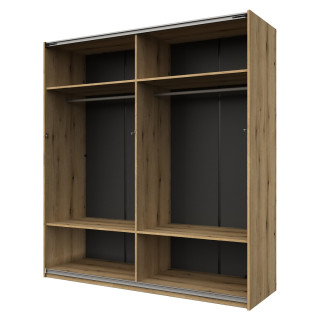 Armoire 2 portes (200cm)  Kato chêne etna