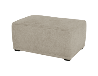 Pouf Ezra Beige - 90 x 46 x 60 cm