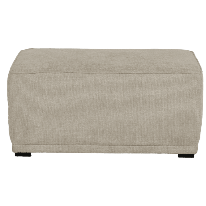 Pouf Ezra Beige - 90 x 46 x 60 cm