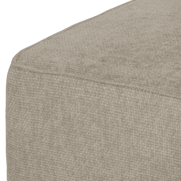 Pouf Ezra Beige - 90 x 46 x 60 cm