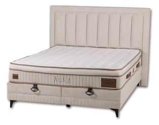 Lit boxspring 180 cm Aura avec coffre