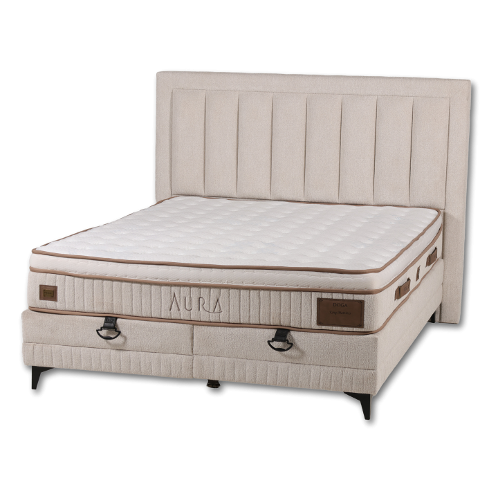 Lit boxspring 180 cm Aura avec coffre