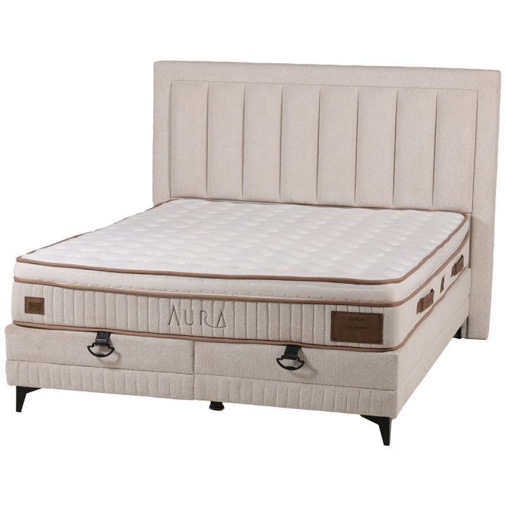 Lit boxspring 180 cm Aura avec coffre