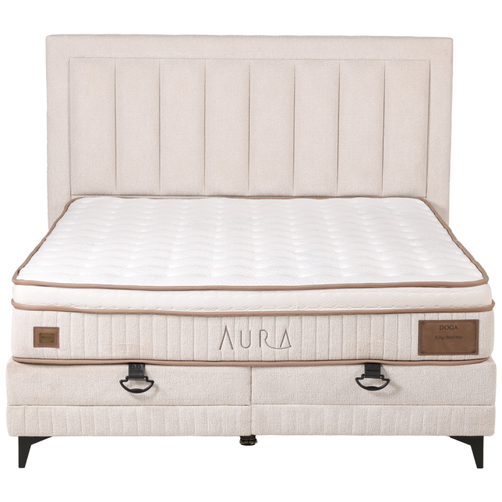 Lit boxspring 180 cm Aura avec coffre