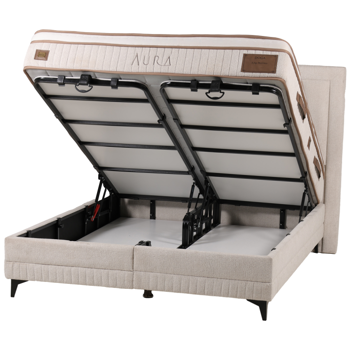 Lit boxspring 180 cm Aura avec coffre