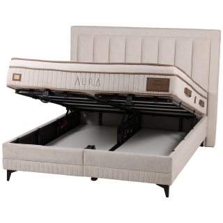 Lit boxspring 180 cm Aura avec coffre