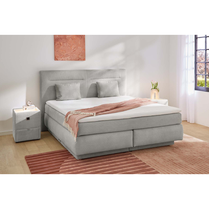 Simone lit 160x 200 cm Boxspring avec coffre