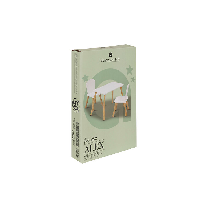 Alex table + 2 chaises enfant 205805