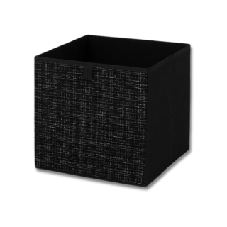 Caisson Tweed Noir 31 x 31 cm 203125A