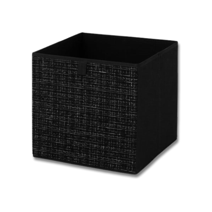 Caisson Tweed Noir 31 x 31 cm 203125A