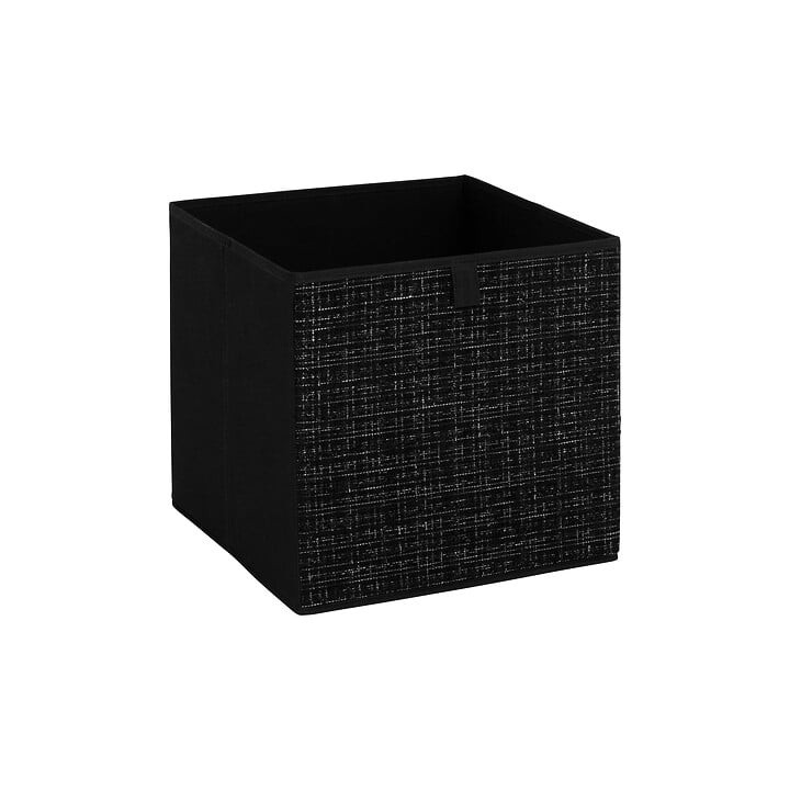 Caisson Tweed Noir 31 x 31 cm 203125A