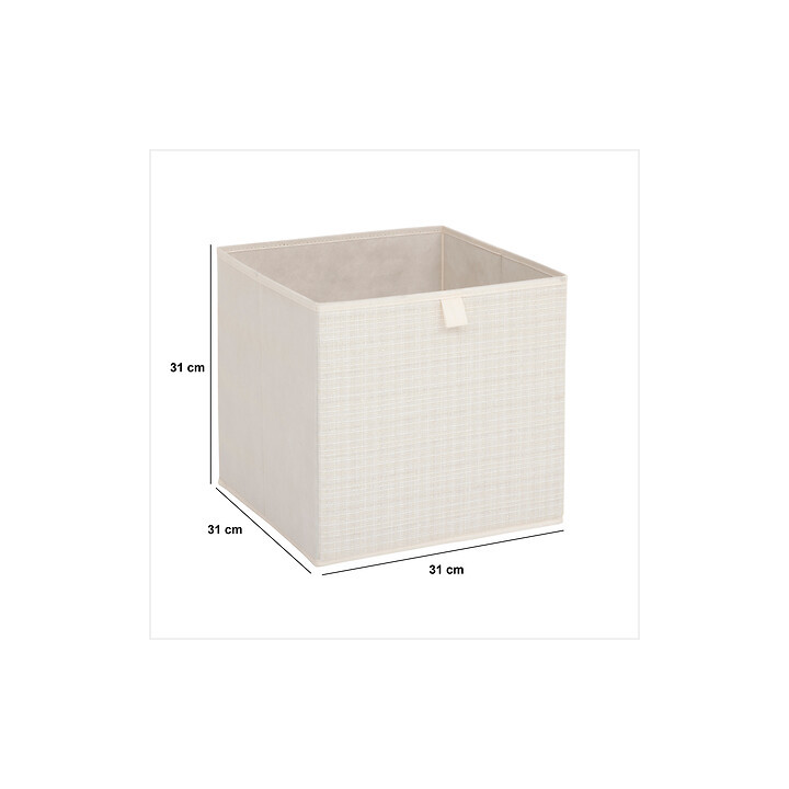 Caisson beuge Boite de rangement 31 x 31 cm