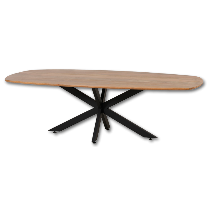 Table 240 cm - scandinave pied métal Aalst