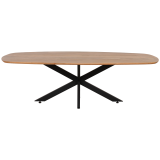 Table 240 cm - scandinave pied métal Aalst