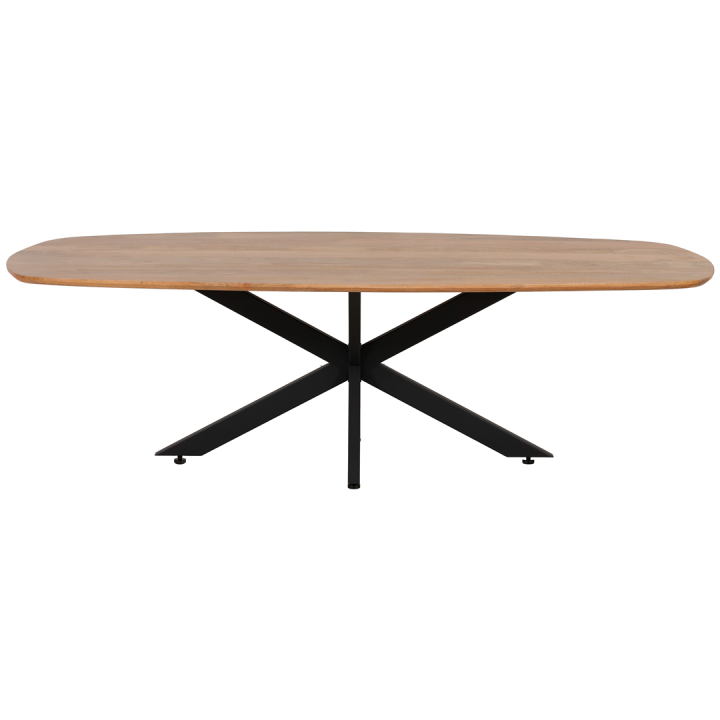 Table 240 cm - scandinave pied métal Aalst