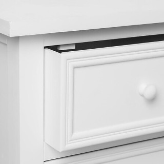 Commode 5 tiroirs Charme blanc 121474B