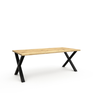 Table Bordo 200 cm en décor chêne