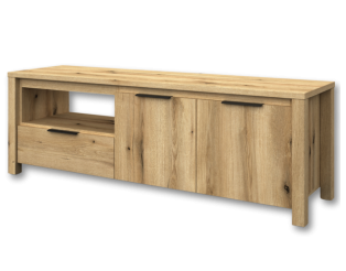 Meuble tv chêne Bordo