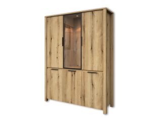 Armoire de rangement( Vitrine ) Bordo couleurs chêne