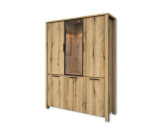 Armoire de rangement( Vitrine ) Bordo couleurs chêne