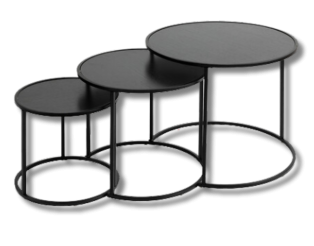 Set de 3 table basses Noan