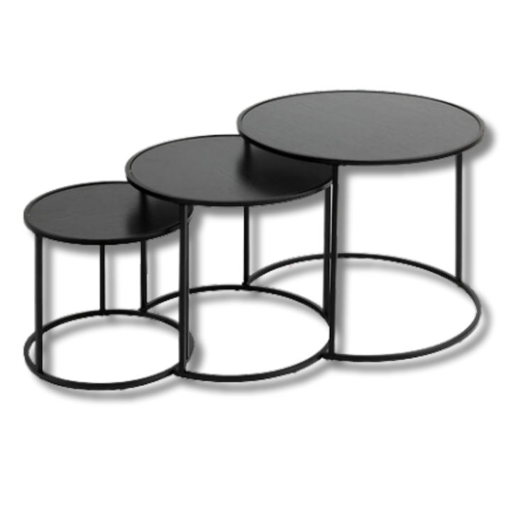 Set de 3 table basses Noan