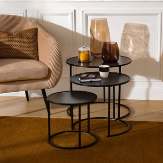 Set de 3 table basses Noan