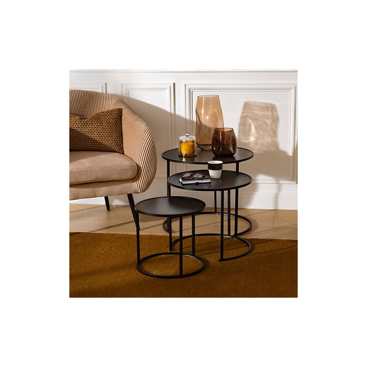 Set de 3 table basses Noan
