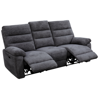 Salon 3 et 1 places Coral gris foncé