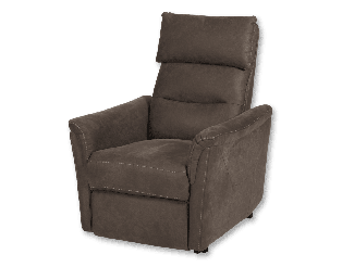 Fauteuil releveur Mayenne en tissu gris foncé