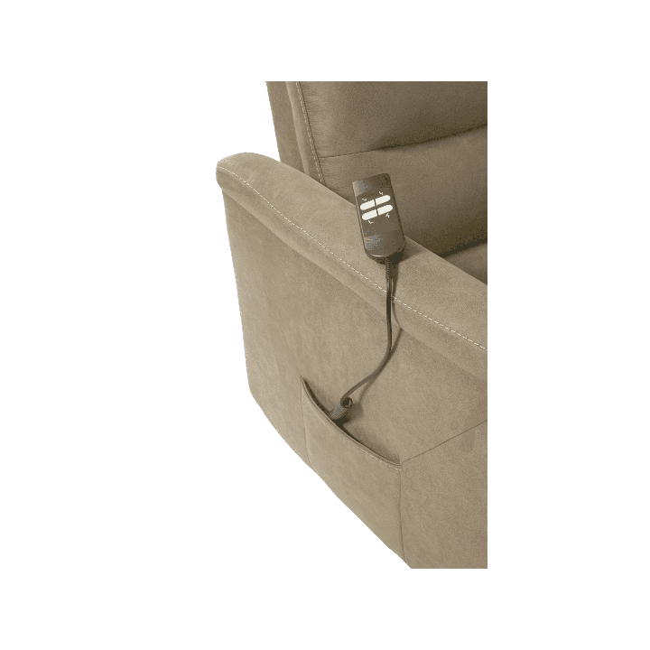Fauteuil relax Mayenne Taupe