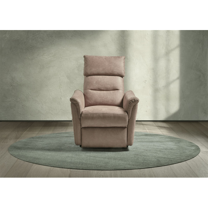 Fauteuil relax Mayenne Taupe