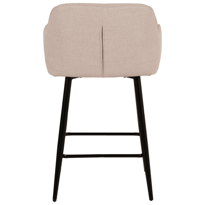 Tabouret de bar coutner Rox avec accoudoirs beige