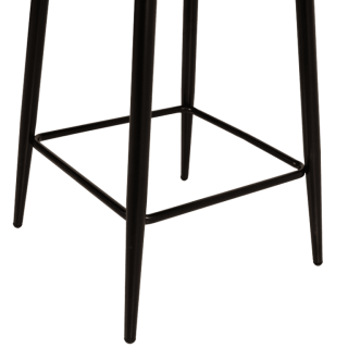 Tabouret de bar coutner Rox avec accoudoirs beige