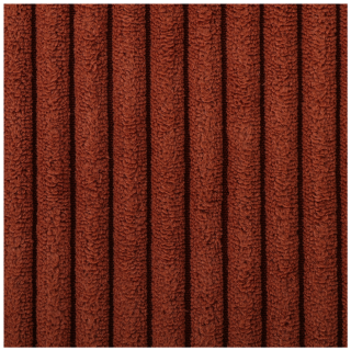 Recamiere velours cotelé rouille REX 426/31