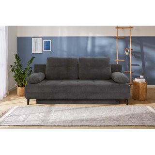 Canapé TILL 456/09 - canapé convertible gris foncé