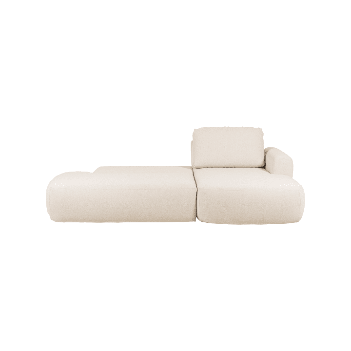 Salon d'angle avec chaise longue à droite Ariola