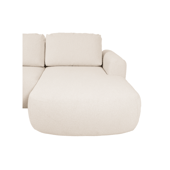 Salon d'angle avec chaise longue à droite Ariola