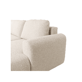 Salon d'angle avec chaise longue à droite Ariola