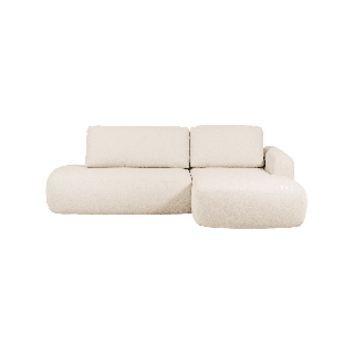 Salon d'angle avec chaise longue à droite Ariola