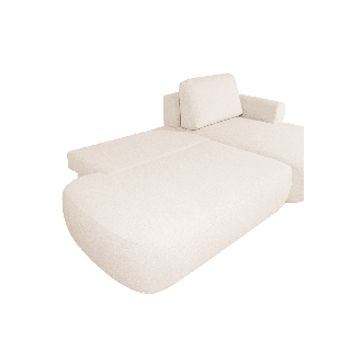 Salon d'angle avec chaise longue à droite Ariola